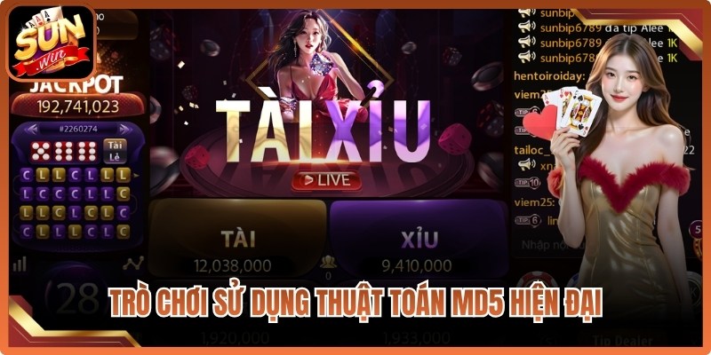 Trò chơi sử dụng thuật toán MD5 hiện đại, đảm bảo công bằng