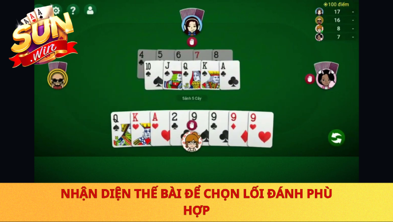 Tien Len Mien Nam Sunwin Hap Dan O Diem Nao