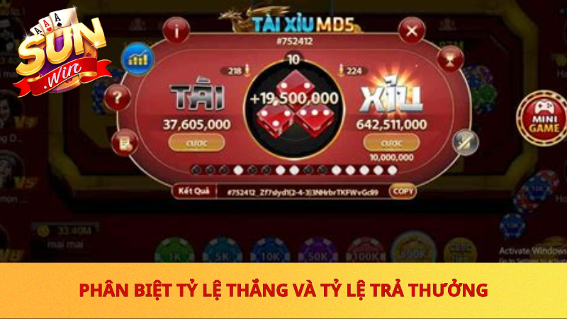 Tỷ Lệ Thắng Thật Sự Của Tài Và Xỉu Là Bao Nhiêu? 2 Ty Le Thang Tai Xiu Sunwin